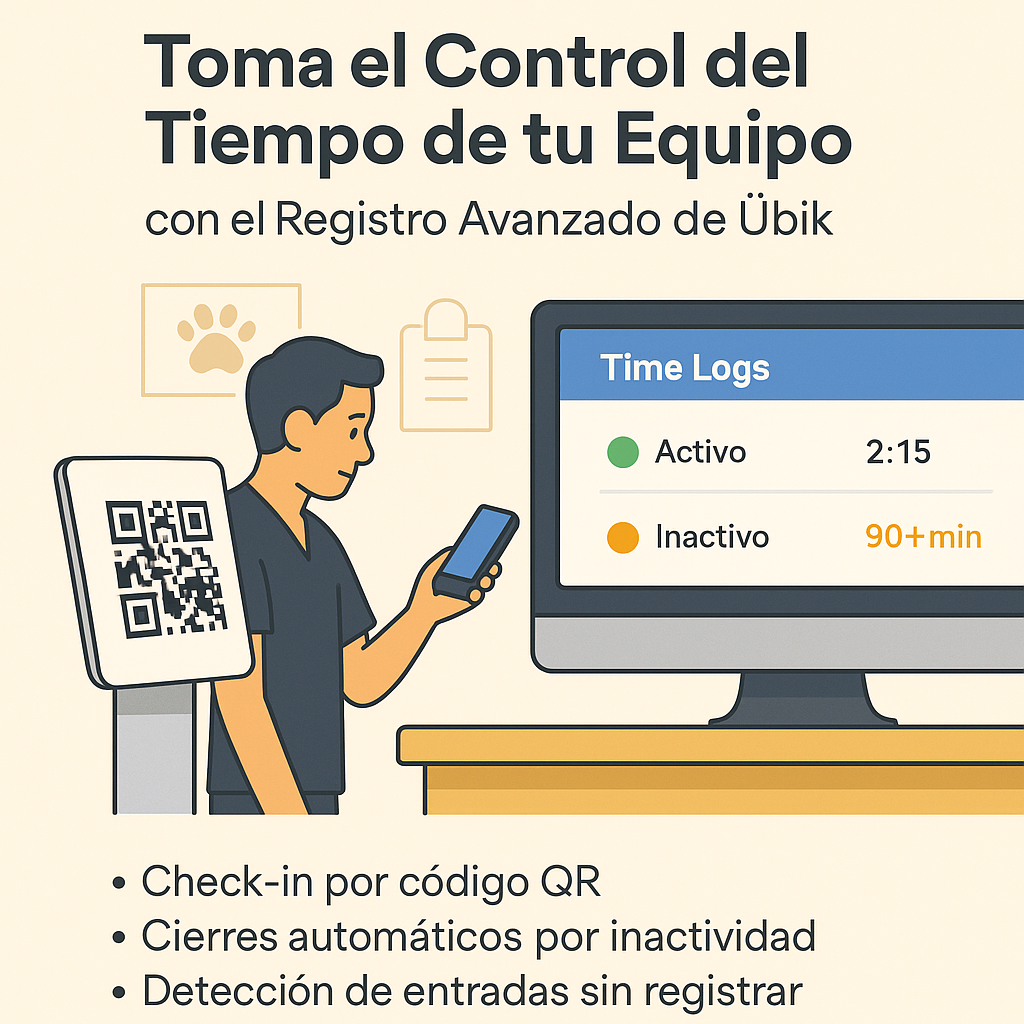 Take Control of Your Team’s Time with Übik’s Advanced Time Logging