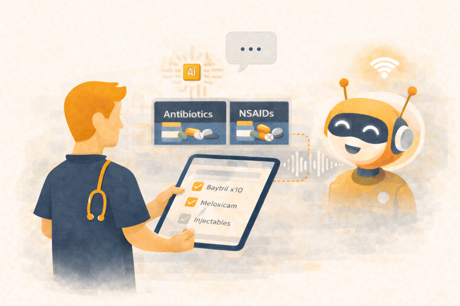 Asistente de Inventario IA — Conteos por Voz para Clínicas Veterinarias