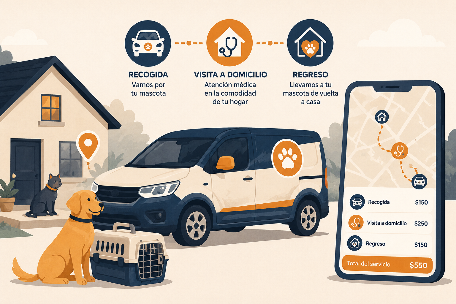 Tarifas de Servicio a Domicilio: Cobra Automáticamente por Cada Visita, Recogida y Entrega a Domicilio