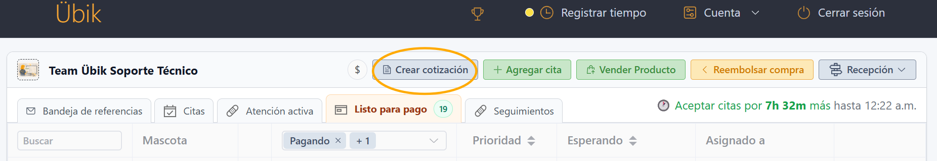 Herramientas de caja y totales por cajero en el Portal de Recepción