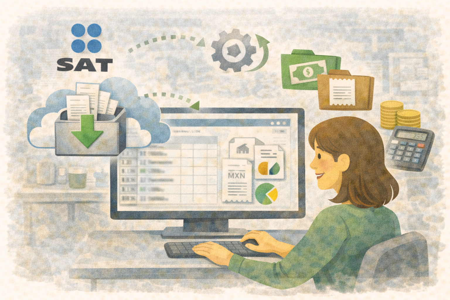 Automatiza la Captura e Importación de Gastos SAT para tu Clínica Veterinaria