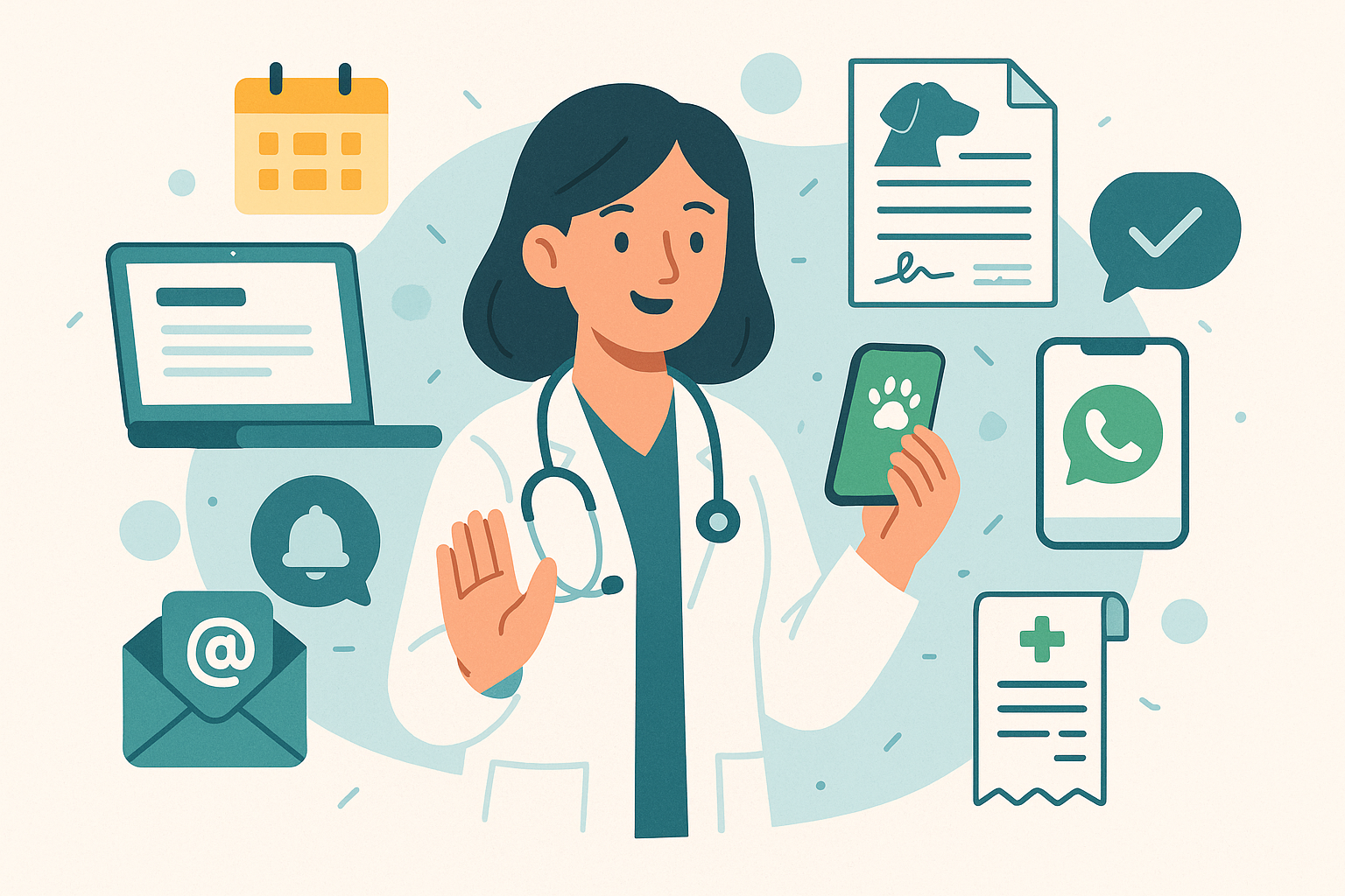 Mantén a tus Clientes Informados y tu Clínica Organizada con la Suite de Comunicación de Übik